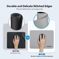 thumbnail image 7 of TECKNET BASICS Mouse Pad with Anti-fray Stitching, Waterproof Non-Slip Base, Stitched Edges Gaming Mouse Mat for Laptop, Compatible with Laser/Optical Mice -Grayish White, 7 of 7