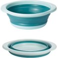 thumbnail image 3 of Cesta de lavado portátil plegable, 2 piezas, Lavabo de camping plegable, Lavabo plegable multifuncional, Ahorra espacio, Camping, Senderismo y Mascotas, 3 of 5