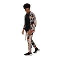 thumbnail image 3 of G-Style USA Men's Jungle Tiger G Stripe Track Suit Set ST808 - Black - X-Large, 3 of 5