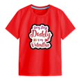 thumbnail image 6 of Linfrsh Girls Boys Summer Tops Trendy Short Sleeve T-Shirt Casual Crew Neck Daily Shirt for Kids Toddler Children Cute Graphic Print Tee Blouse Red,3-4 t, 6 of 6