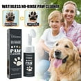 thumbnail image 3 of Clean Paws, No-Rinse Puppy Paw Cleaner & Dog Paw Wash, Gentle, Foaming Cleanser with Silicone Bristle Brush, 3.5 fl oz, 3 of 8