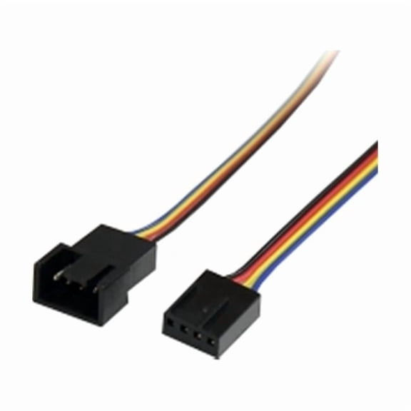12In 4 Pin Fan Power Extension Cable - M-F