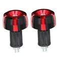thumbnail image 4 of Raindrops 2 Pcs Red Motorcycle Handlebar Plugs 5x3.5cm Road Bike Handle Plug Accessories, 4 of 8