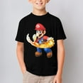 thumbnail image 6 of Super Mario T-Shirts for Boys Girls, Kids 3D Print Short Sleeve, Unisex Crew Neck Tee Shirts for Youth, 6 of 9