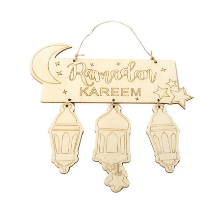 

Eid Mubarak Muslim Islam Ramadan Decorations Hanging Lantern Pendant Plaque Sign