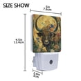 thumbnail image 4 of Cattle Flower Moon Night Light 2 Pack LED Nightlight Plug into Wall Dusk to Dawn Sensor Soft White, 4 of 7