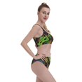 thumbnail image 4 of Ocsxa Mardi Gras Surface Women'S High Waisted Bikini Sets Sporty Two Piece Swimsuits-Large, 4 of 8