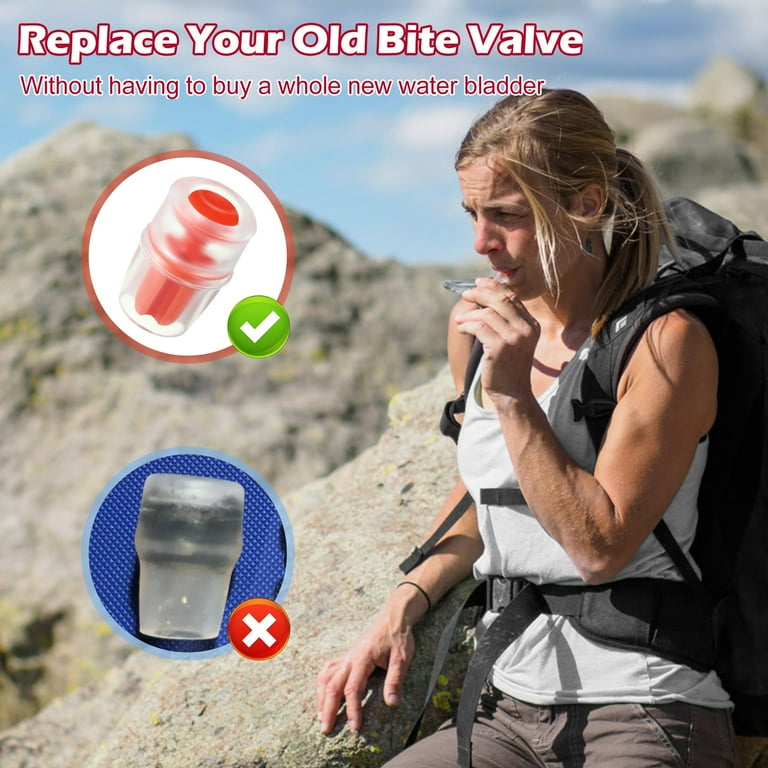 4 Packs Bite Valve Replacement Sheath for Water Bladder Compatible with Osprey Packs Hydraulics Reservoirs Hydration Pack Bite Valve Silicone Nozzle Mouthpiece Replacement Walmart
