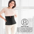 thumbnail image 6 of ORTONYX 10.25" Abdominal Binder for Men and Women/Postpartum Post-operative Post-surgery Wrap/Abdomen Navel Umbilical Hernia Support Belt / 524010 Black 3XL Plus Size, 6 of 7