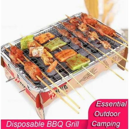 1 set Disposable Portable Charcoal Grill for Indoor and Outdoor Use