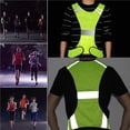 thumbnail image 3 of Wosthever Chaleco reflectante Construcción de tráfico de alta visibilidad Advertencia Chaqueta fluorescente de seguridad para caminar de noche Ciclismo, 3 of 6