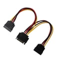 thumbnail image 3 of Cable de alimentación SATA de clavija, cable adaptador SATA Cable adaptador de alimentación de disco duro 1 en 2 Cable adaptador optimizado para la excelencia, 3 of 8