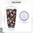 thumbnail image 4 of Vsdgher Butterflies1 20 Oz Stainless Steel Vacuum Insulated, Travel Mug Coffee Cup for Home, Office, Outdoor Works Great for Ice Drinks and Hot Beverage -Without Straw, 4 of 8