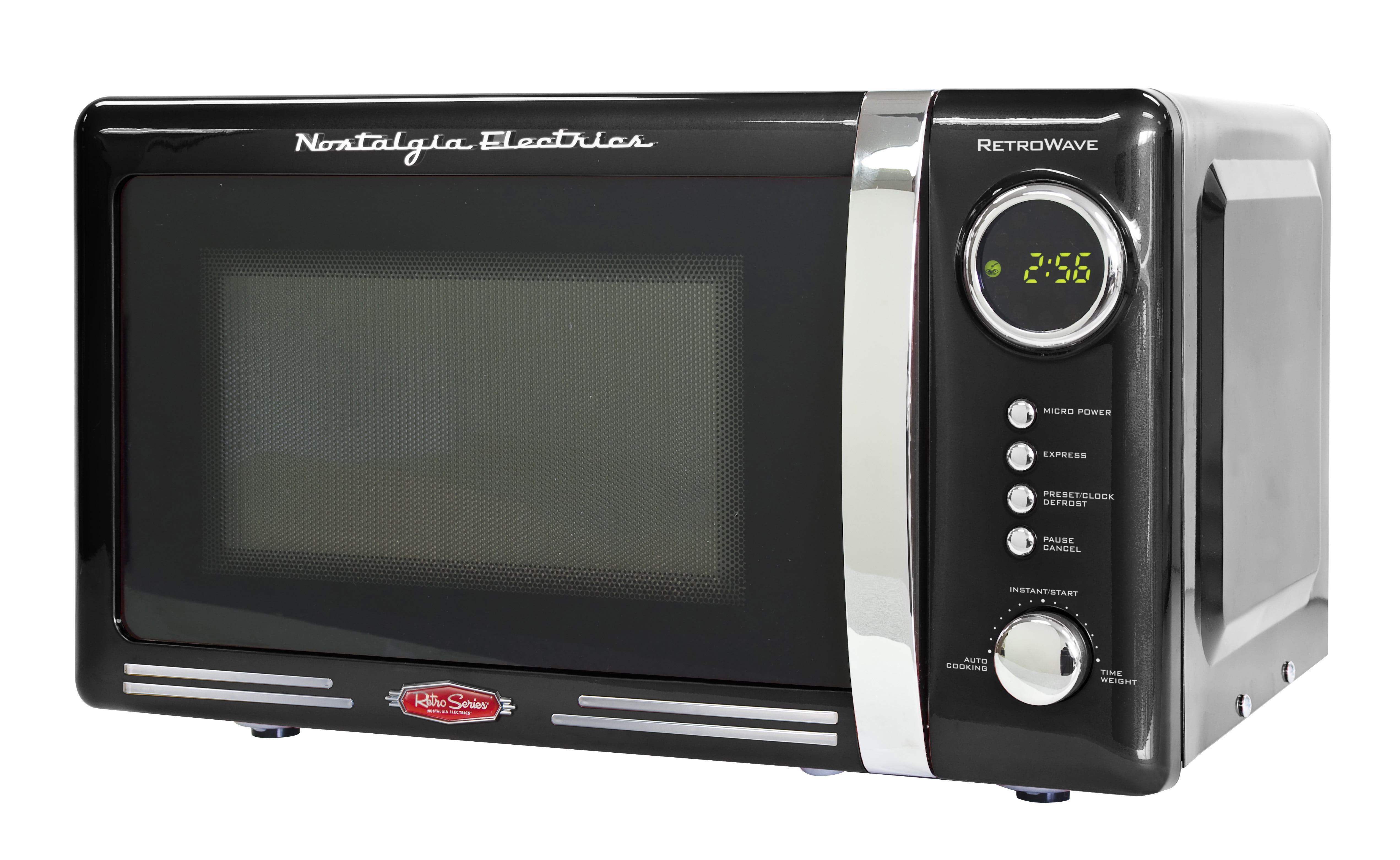 Nostalgia RMO770BLK Retro Series 0.7 cu. ft. 700W Microwave Oven