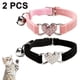 thumbnail image 1 of Collar para Gato con Cinturón de Seguridad y Campana 24 30cm, Regalo San Valentín, 1 of 8