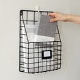 thumbnail image 2 of Shisuyan Metal Wall File Holder Iron Wall Mount Catalog Organization Adults Home Use 1Set, 2 of 8