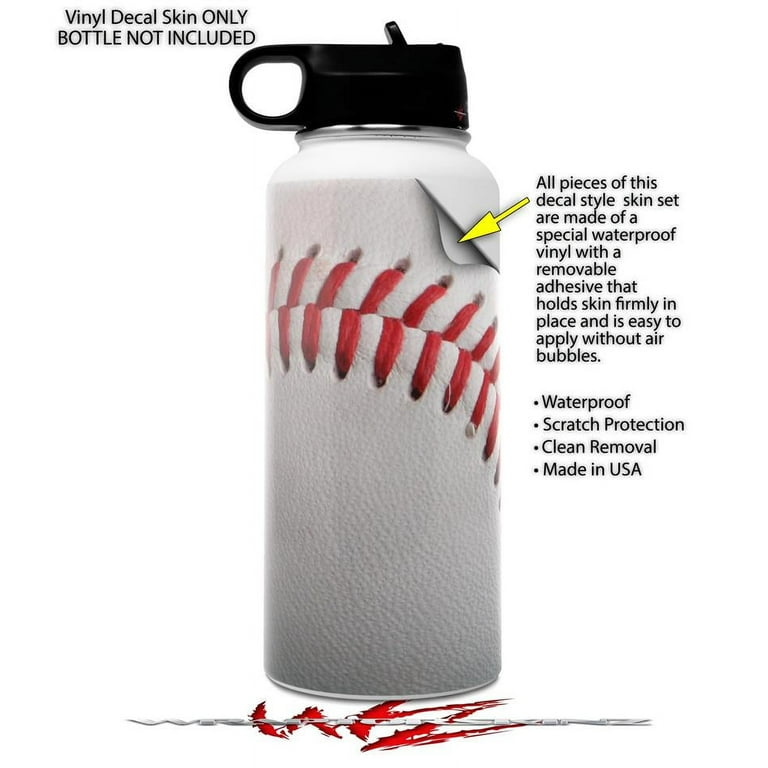 Personalized Baseball Water Bottle Decal