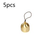 thumbnail image 4 of 5 piezas de campanas pequeñas de metal para Navidad, colgantes para árbol, decoración para fiesta de Navidad, campanillas de viento, material de bricolaje, accesorios para manualidades, adornos de cas, 4 of 5