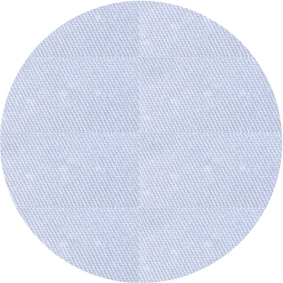 Ahgly Company Indoor Round Patterned Jeans Blue Area Rugs, 4' Round