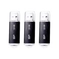 thumbnail image 2 of Silicon Power Lot de 3 128 Go USB 3.0/3.1 Gen1 Clé USB Blaze B02, 2 of 3