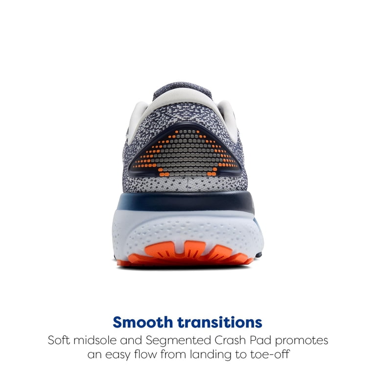 Brooks Ghost 16 Mens Running‎ Shoes Size 13 Grey Orange 1104421D112 Medium D BROOKS Ghost 16 Running Shoes Men main image 2
