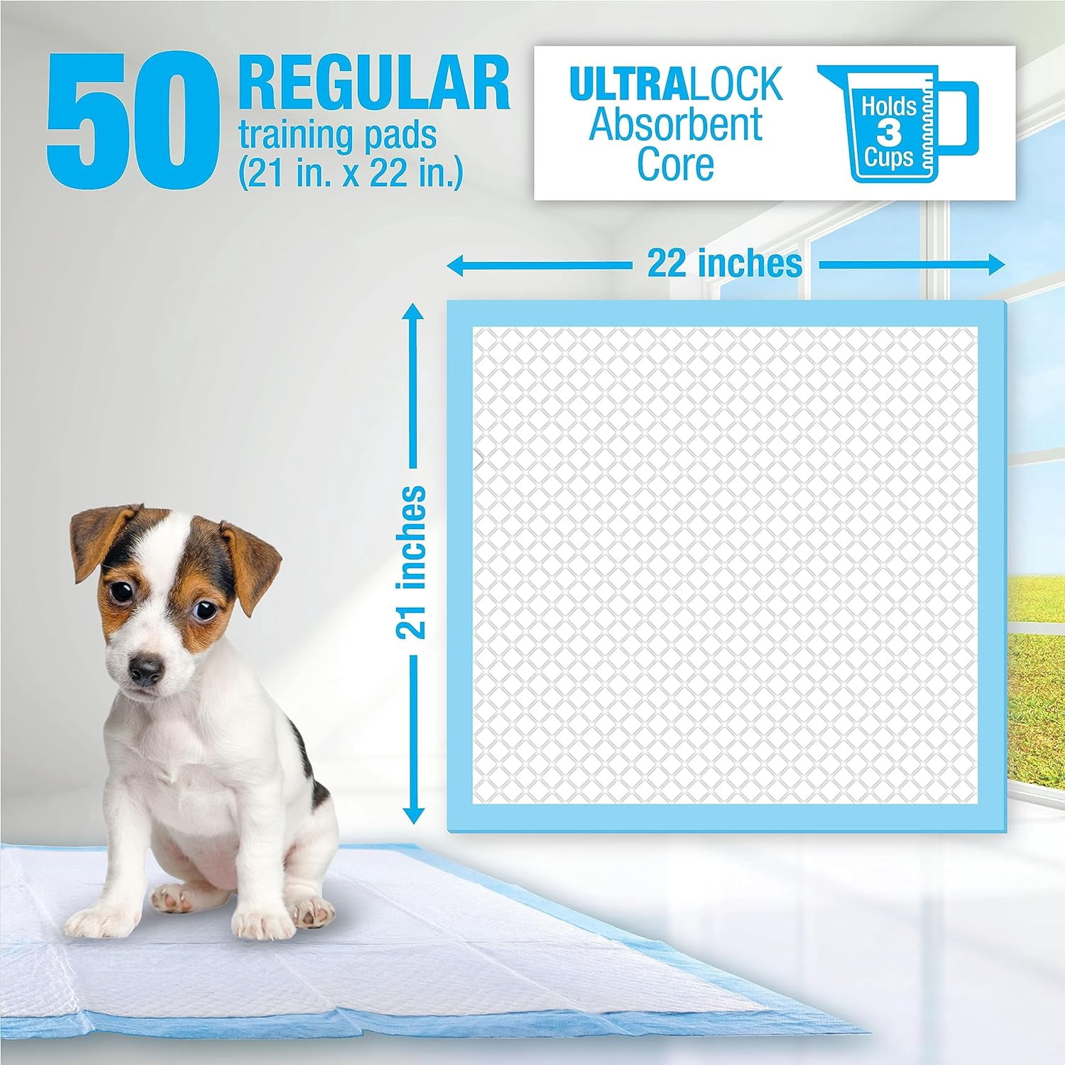 JJEAN-Ruffin' It Lil' Squirts Puppy Training Pads 50 Pk.