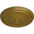 thumbnail image 3 of Ekena Millwork 12"OD x 1 3/4"P Reece Ceiling Medallion (Fits Canopies up to 2 3/8"), Hand-Painted Gold, 3 of 6