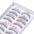 thumbnail image 2 of Pestañas Postizas ANGGREK Extensión de Pestañas Postizas Naturales Fibras Artificiales Negro 20 Piezas, 2 of 8