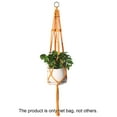 thumbnail image 2 of Travelwant Macrame Plant Hanger Indoor Hanging Planter Basket with Wood Beads Decorative Flower Pot Holder with Tassels for Indoor Outdoor Boho Home Decor, 2 of 6