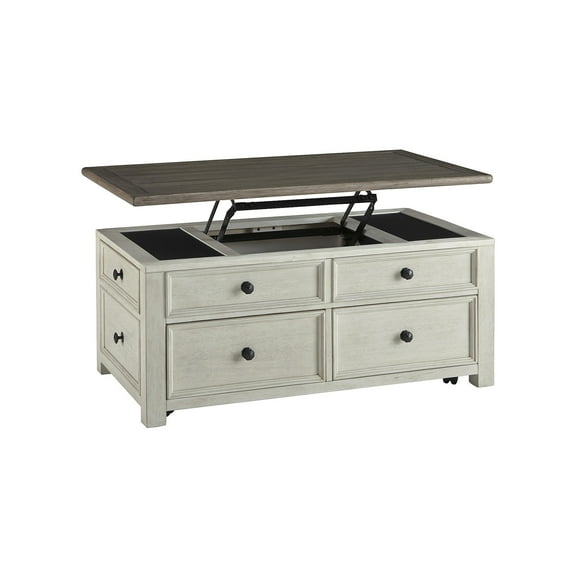 Signature Design by Ashley Bolanburg 4 Drawer Coffee Table with Lift Top, Two-tone Brown