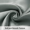 thumbnail image 7 of Debonair Satin Pillow Case, 2 Pack Satin Standard Silk Pillowcase for Hair and Skin, 20x26, Dark Gray, 7 of 7