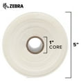 thumbnail image 2 of Zebra 4 x 4 in Direct Thermal Paper Labels Z-Perform 2000D Permanent Adhesive Shipping Labels - 1 in Core - 6 Rolls, 2 of 7