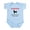 Sky Blue, variant on CafePress - Protected By A Chihuahua Body Suit - Baby Light Bodysuit, Size Newborn - 24 Months