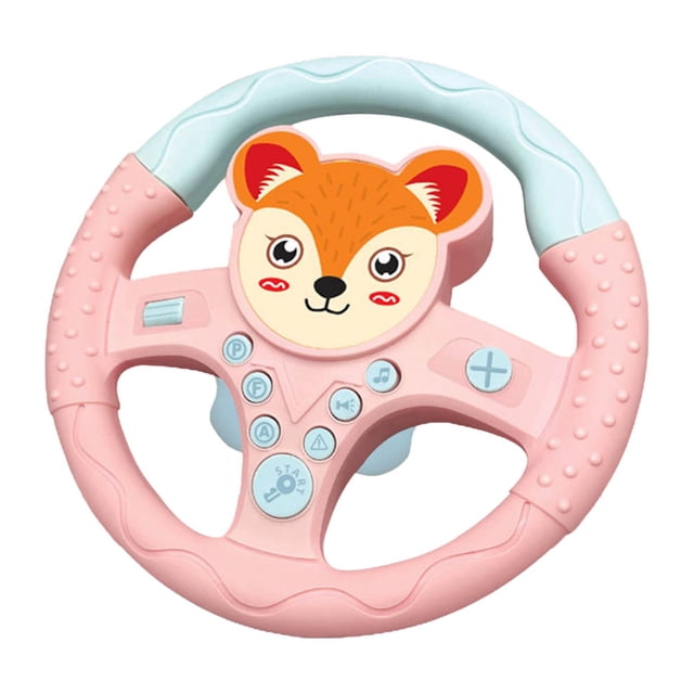 Eletric Steering Wheel Toy with Light and Early Educational Toys