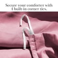 thumbnail image 5 of Neutral Solid Color 3-Piece Duvet Cover Set by Southshore Fine Linens, 5 of 9