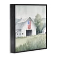 thumbnail image 2 of Stupell Industries Traditional Home USA Flag Barn Black Framed Giclee Art, 12 x 12, by Kim Allen, 2 of 8