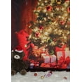 thumbnail image 2 of ABPHOTO Polyester 5x7ft Christmas Photography Backdrop Christmas Tree and Bear Gift Background, 2 of 3
