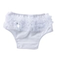 thumbnail image 1 of 2x Ruffle Pantalones de Recién Nacido Niña Pantalones Cortos Sólidos para Bebés Cubierta de Pañales 0-24M , XL por 12-24 meses Zulema Bloomers para bebés, 1 of 8