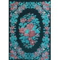 thumbnail image 1 of Ahgly Company Indoor Rectangle Medallion Light Blue French Area Rugs, 6' x 9', 1 of 4