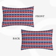 thumbnail image 2 of Logiee Fourth Of July Print Pillow Case,Throw Pillow Covers, Double Sided Plush Cushion Cover for Couch Sofa Bed, Only Pillowcase-14"x20", 2 of 6