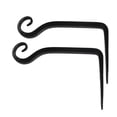 thumbnail image 5 of Worgeous  2 PCS Wrought Iron Hook Hanger Hanging Flower Pots Hooks Black, 5 of 8