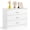 White-3 Drawers, variant on Ubesgoo 3 Drawer Dresser, Modern Storage Chest with Spacious Drawers, White Bedroom Dresser Organizer Cabinet for Bedroom, Living Room and Home Office