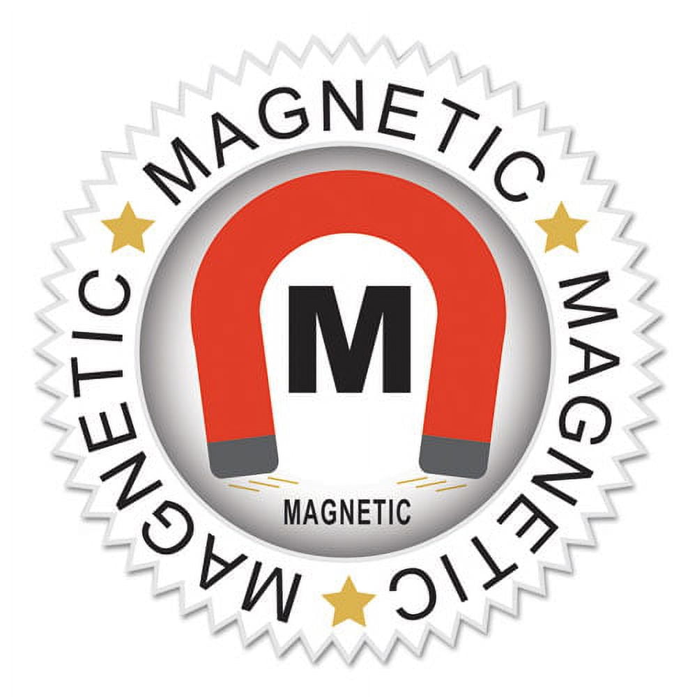 "Magnetic Name Badge Holder Kit, Horizontal, 4w X 3h, Clear, 20/box | Bundle of 2 Boxes"