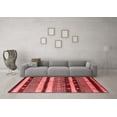 thumbnail image 3 of Ahgly Company Indoor Rectangle Solid Red Modern Area Rugs, 7' x 9', 3 of 4
