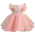 thumbnail image 1 of Robe en Maille pour Enfants Adorable Décontractée Robes pour Filles Élégantes Robe pour Bébé, 1 of 8