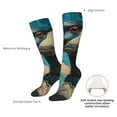 thumbnail image 4 of Naloa Blue Watercolor Duck Thigh High Socks Extra Long Stretchy Sock Women Over Knee High Opaque Stocking Daily Wear, 4 of 6