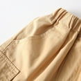 thumbnail image 6 of Odeerbi 3-9 Years Toddler Boys Cargo Shorts Cotton Bermuda Shorts Summer Solid Color Casual Shorts with Pockets, 6 of 8