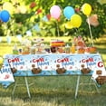 thumbnail image 5 of EP 3Pcs Gone Fishing Tablecloth for Fishing Party Supplies Decoration Little Fisherman Themed Table Cover Plastic Disposable Rectangular Birthday Summer Party Decorations, 5 of 12