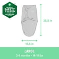 thumbnail image 4 of SwaddleMe by Ingenuity Original Swaddle - Mountaineer, 4 of 6