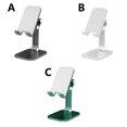 thumbnail image 4 of fastboy Support de Téléphone Réglable Pliable Support de Table pour Ordinateur Portable en Plastique Antidérapant Support Mobile, Blanc No.02, 4 of 6